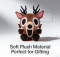 Moorv 2026 New 99 Nights In The Forest Black Cat Deer Bat Owl 99nights Plush Doll Cute Anime Peripherals Toy Birthday Gift 25cm