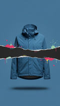 Urban Blue Technical Windbreaker