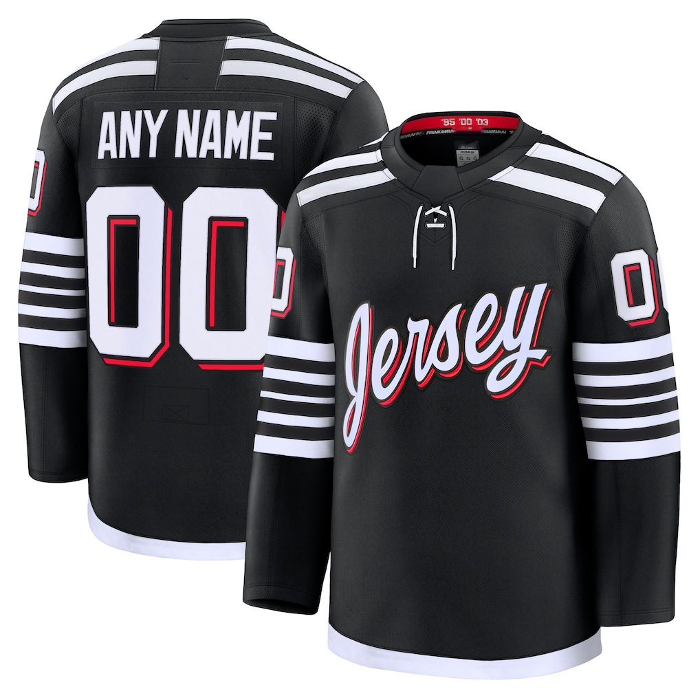 Moorv Cheap NJ.Devils Black Alternate Premium Jerseys