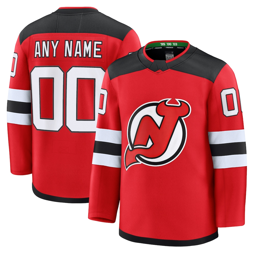 Moorv Cheap NJ.Devils Red Home Premium Jerseys