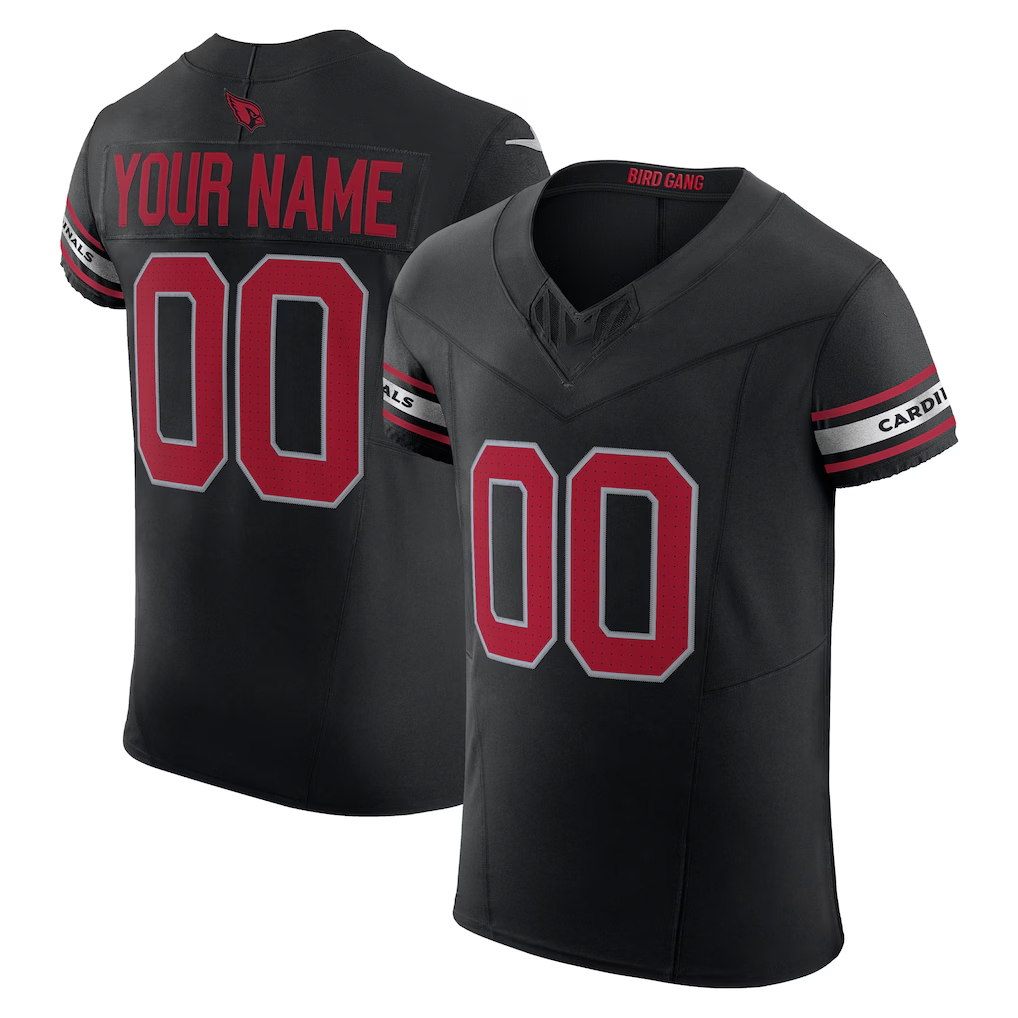 Pkot Custom A.Cardinals Black Vapor F.U.S.E. Elite Stitched Jerseys
