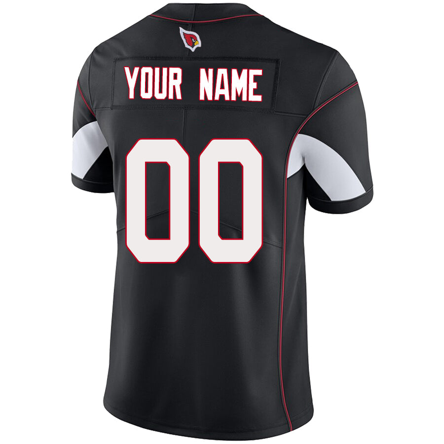 Pkot Custom A.Cardinals Black Vapor Untouchable Elite Stitched Jerseys