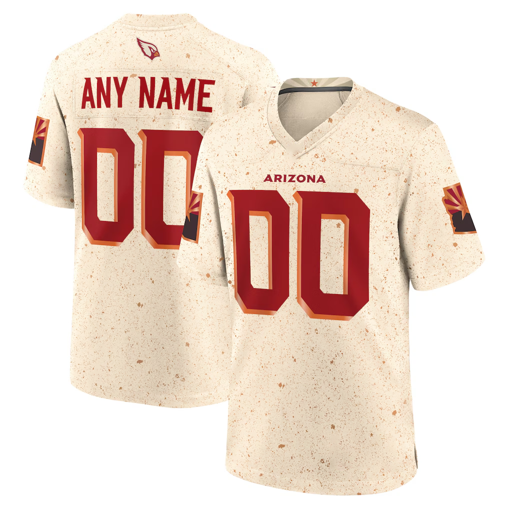 Pkot Custom A.Cardinals Natural 2025 Rivalries Collection Game Stitched Jerseys