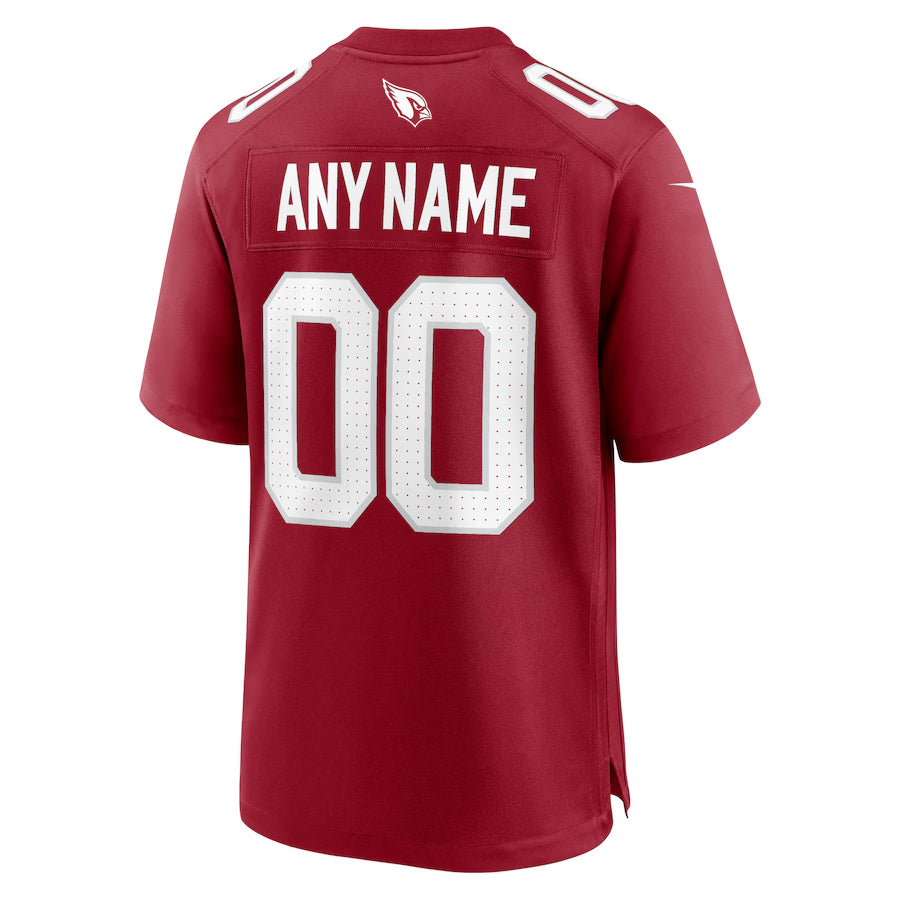 Pkot Custom A.Cardinals Red Replica Game Stitched Jerseys