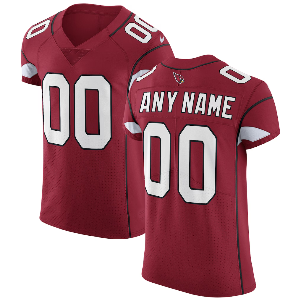Pkot Custom A.Cardinals White-Red Vapor Untouchable Elite Stitched Jerseys