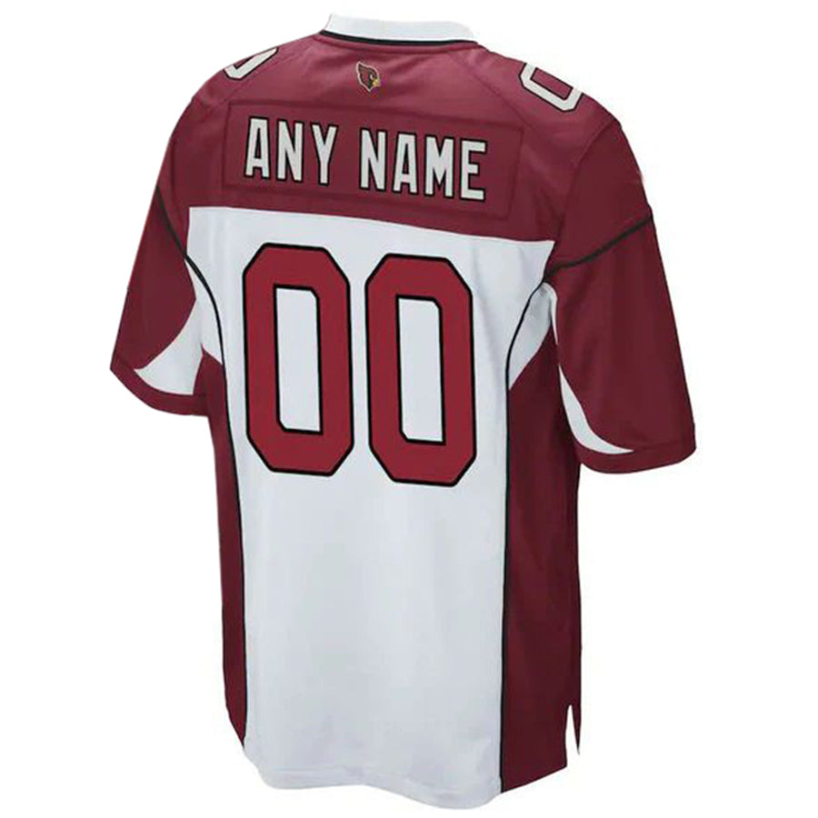 Pkot Custom A.Cardinals White-Red Game Stitched Jerseys