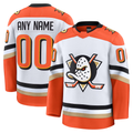 Moorv Custom A.Ducks White Away Premium Jerseys