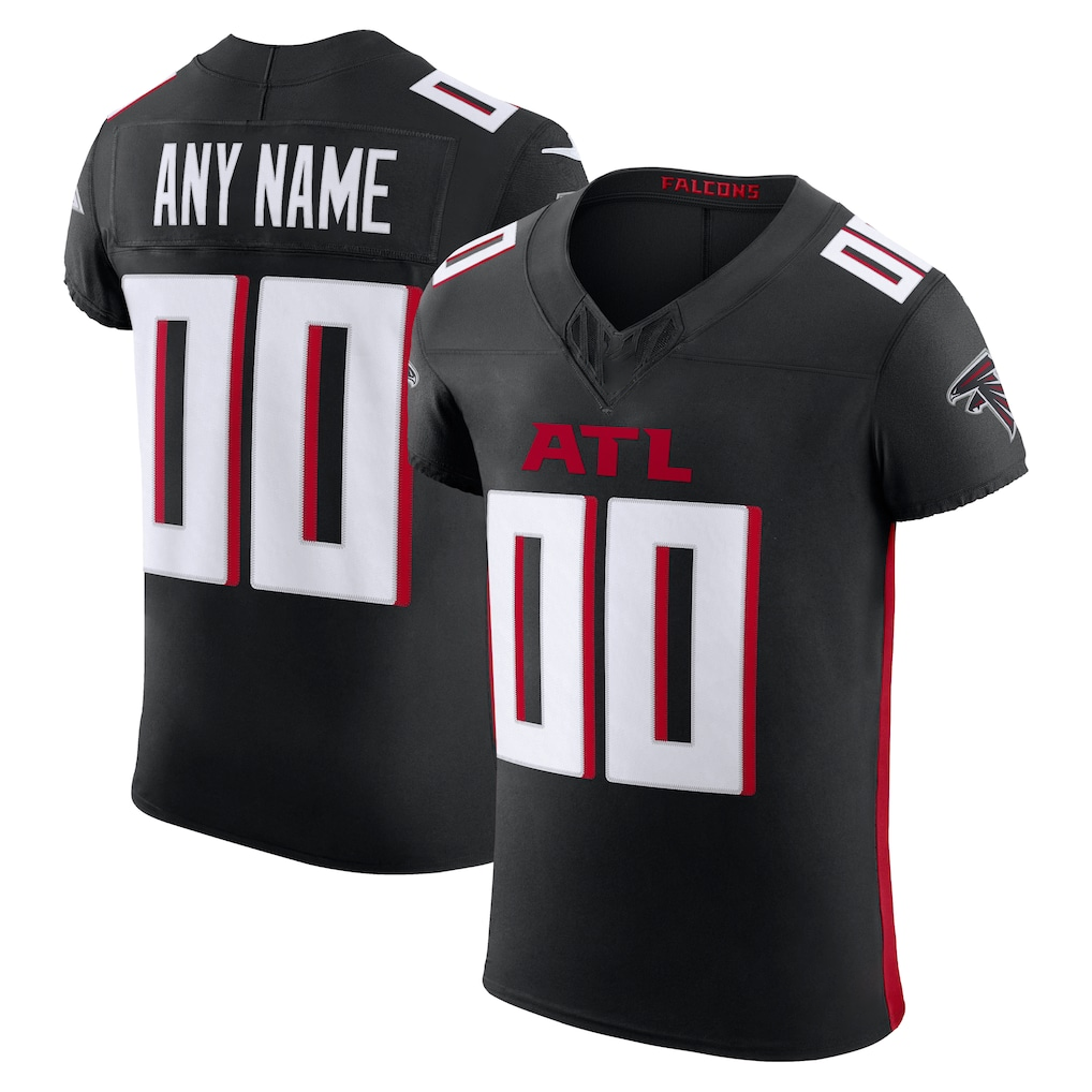 Pkot Custom A.Falcons Black Vapor F.U.S.E. Elite Stitched Jerseys