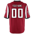 Pkot Custom A.Falcons Red Game Stitched Jerseys