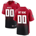 Pkot Custom A.Falcons Red Replica Home Game Stitched Jerseys