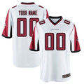 Pkot Custom A.Falcons White Game Stitched Jerseys