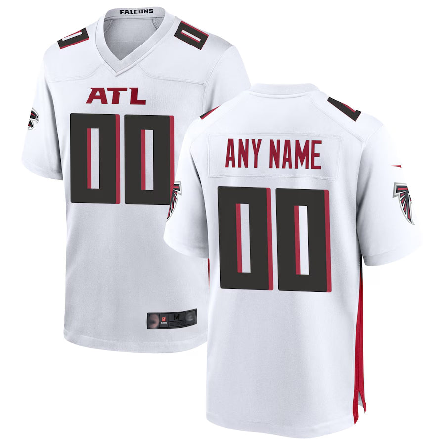 Pkot Custom A.Falcons White Home Game Stitched Jerseys