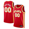 Moorv Custom A.Hawks Red Swingman Jerseys - Icon Edition