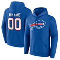 Moorv Custom B.Bills Team Authentic Personalized Name & Number Hoodie Stitched Jerseys