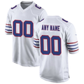 Moorv Custom B.Bills White Alternate Game Stitched Jerseys