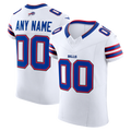 Moorv Custom B.Bills White Vapor F.U.S.E. Elite Stitched Jerseys