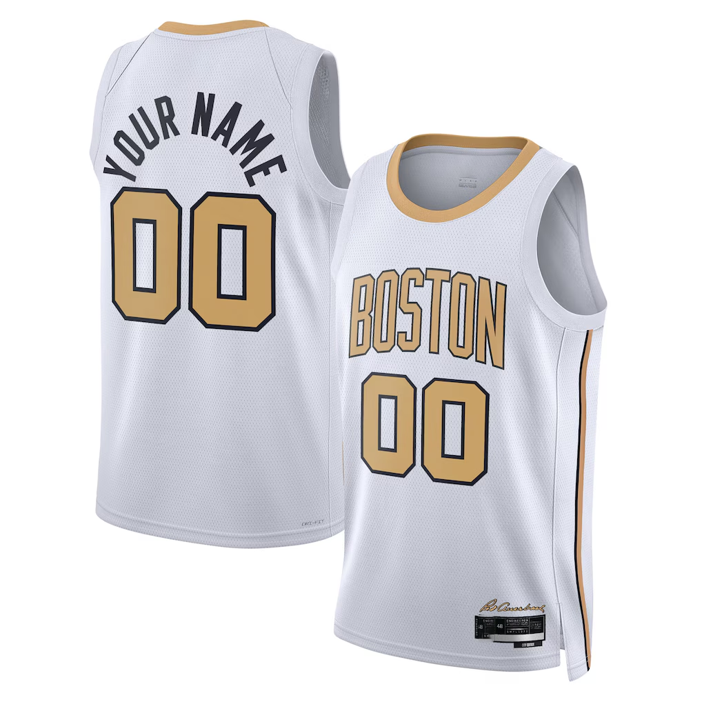 Moorv Custom B.Celtics White 202526 City Edition Swingman Jerseys