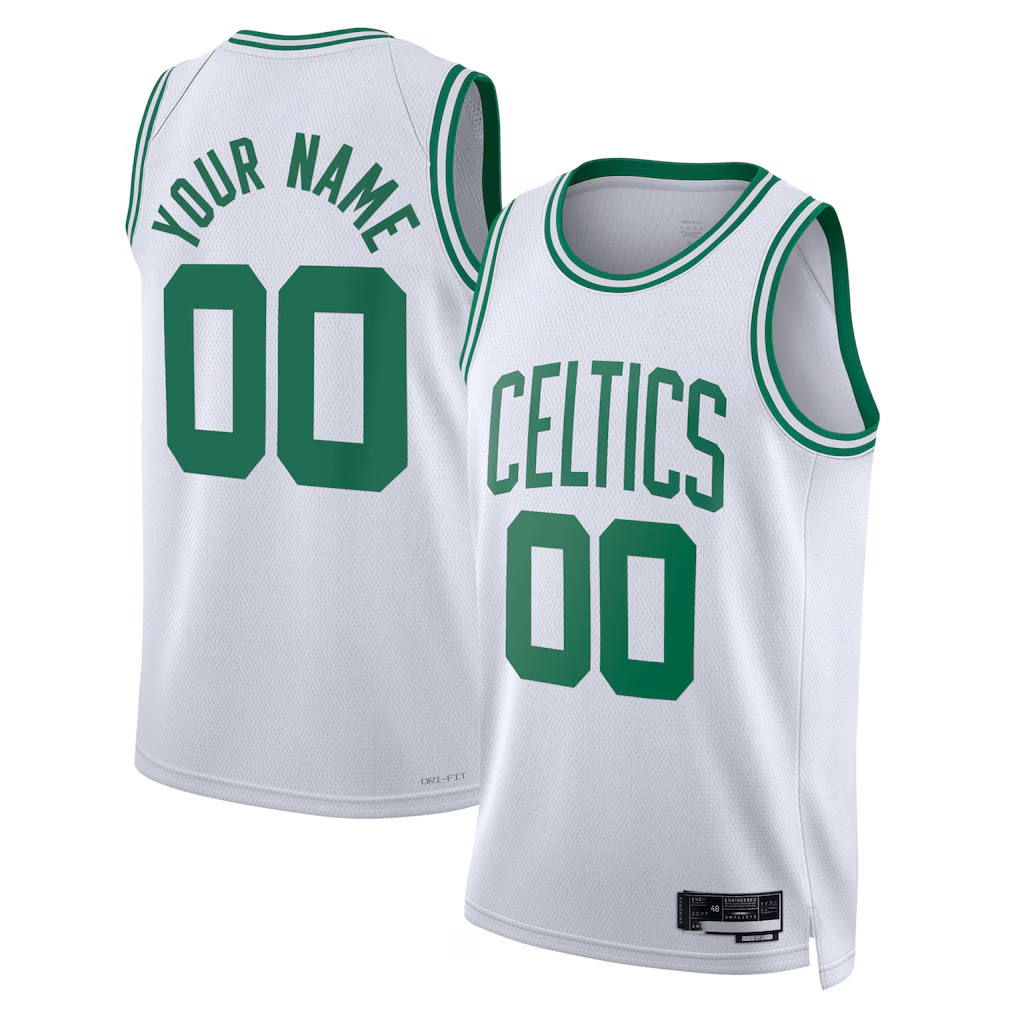 Moorv Custom B.Celtics White Swingman Jerseys - Association Edition