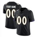 Pkot Custom B.Ravens Black Replica Limited Game Stitched Jerseys