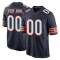 Moorv Custom C.Bears Navy Home Game Any Name & Numbers Stitched Jerseys