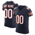 Pkot Custom C.Bears Navy Vapor F.U.S.E. Elite  Stitched Jerseys