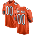 Pkot Custom C.Bears Orange Alternate Custom Game Stitched Jerseys