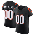 Pkot Custom C.Bengals Black Team Vapor F.U.S.E. Elite Stitched Jerseys