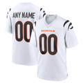 Pkot Custom C.Bengals White Game Stitched Jerseys