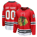 Moorv Custom C.Blackhawks Red Centennial Breakaway Jerseys