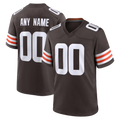 Pkot Custom C.Browns Brown Custom Game Stitched Jerseys