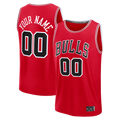 Moorv Custom C.Bulls Red Fast Break Jerseys - Icon Edition