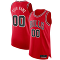 Moorv Custom C.Bulls Red Authentic Jerseys - Icon Edition