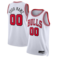 Moorv Custom C.Bulls White Swingman Jerseys - Association Edition