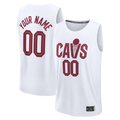Moorv Custom C.Cavaliers White Fast Break Jerseys - Icon Edition