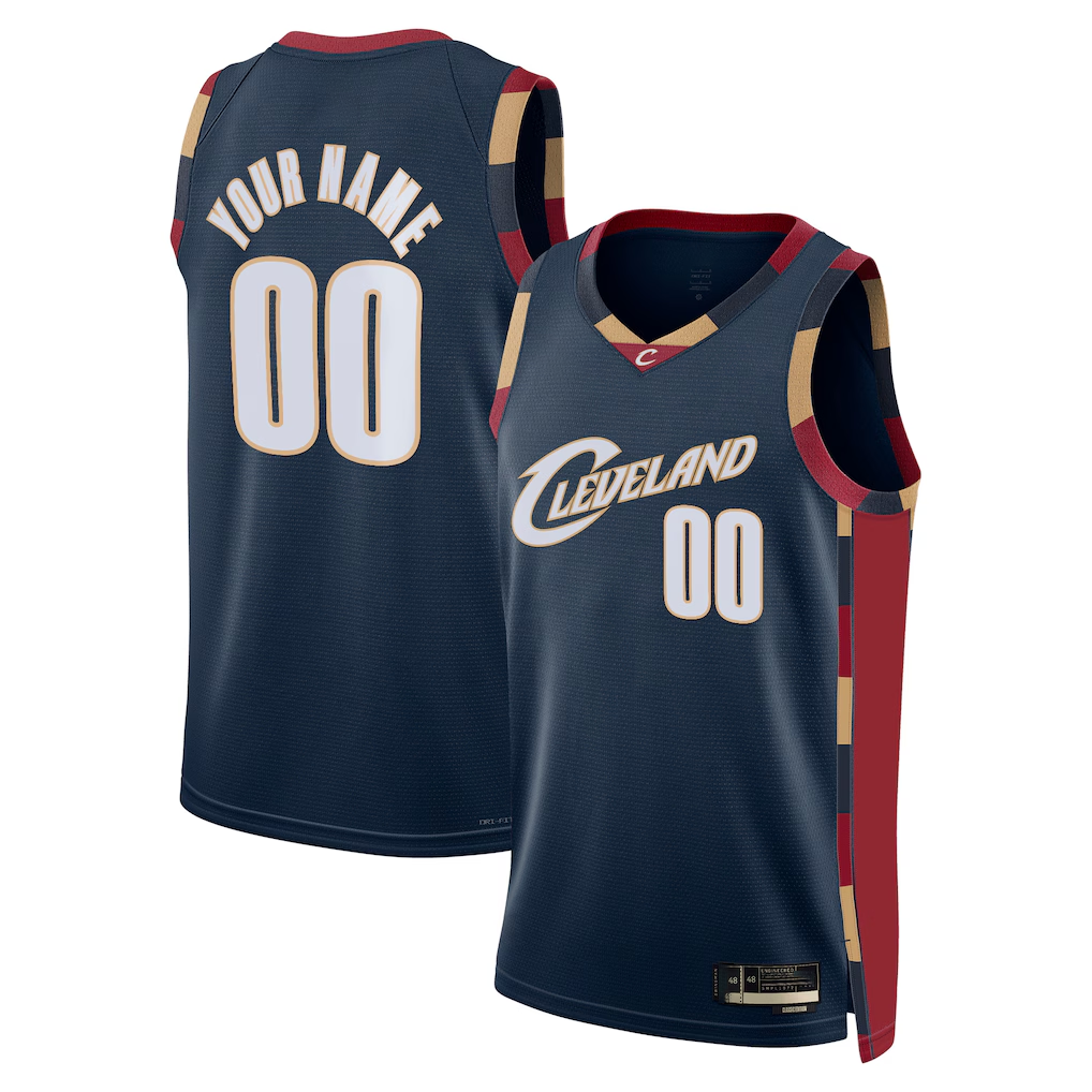 Moorv Custom C.Cavaliers Navy Swingman Jerseys - Classic Edition