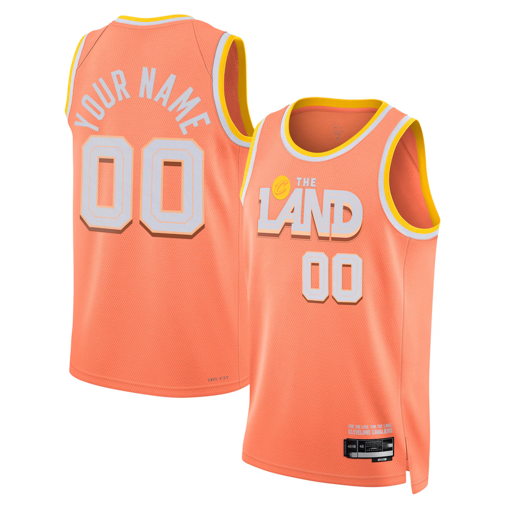 Moorv Custom C.Cavaliers Orange 202526 City Edition Swingman Jerseys