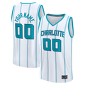 Moorv Custom C.Hornets White Fast Break Jerseys - Icon Edition