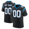 Pkot Custom C.Panthers Black Game Stitched Jerseys