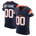 Moorv Custom D.Broncos Navy Vapor F.U.S.E. Elite Stitched Jerseys