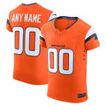 Moorv Custom D.Broncos Vapor F.U.S.E. Elite Orange Stitched Jerseys