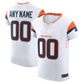 Moorv Custom D.Broncos Vapor F.U.S.E. Elite White Stitched Jerseys