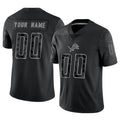 Moorv Custom D.Lions Black RFLCTV Limited Stitched Jerseys