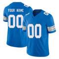 Moorv Custom D.Lions Blue Limited Vapor F.U.S.E. Alternate Home Game Any Name & Numbers Stitched Jerseys
