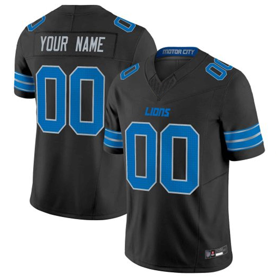 Moorv Custom D.Lions Blue Vapor F.U.S.E. Limited Elite Stitched Jerseys
