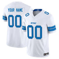 Moorv Custom D.Lions White Vapor F.U.S.E. Limited Elite Stitched Jerseys