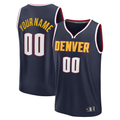 Moorv Custom D.Nuggets  Navy Fast Break Jerseys - Icon Edition