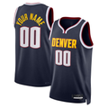Moorv Custom D.Nuggets Navy Swingman Jerseys - Icon Edition