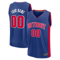 Moorv Custom D.Pistons Blue Fast Break Jerseys - Icon Edition