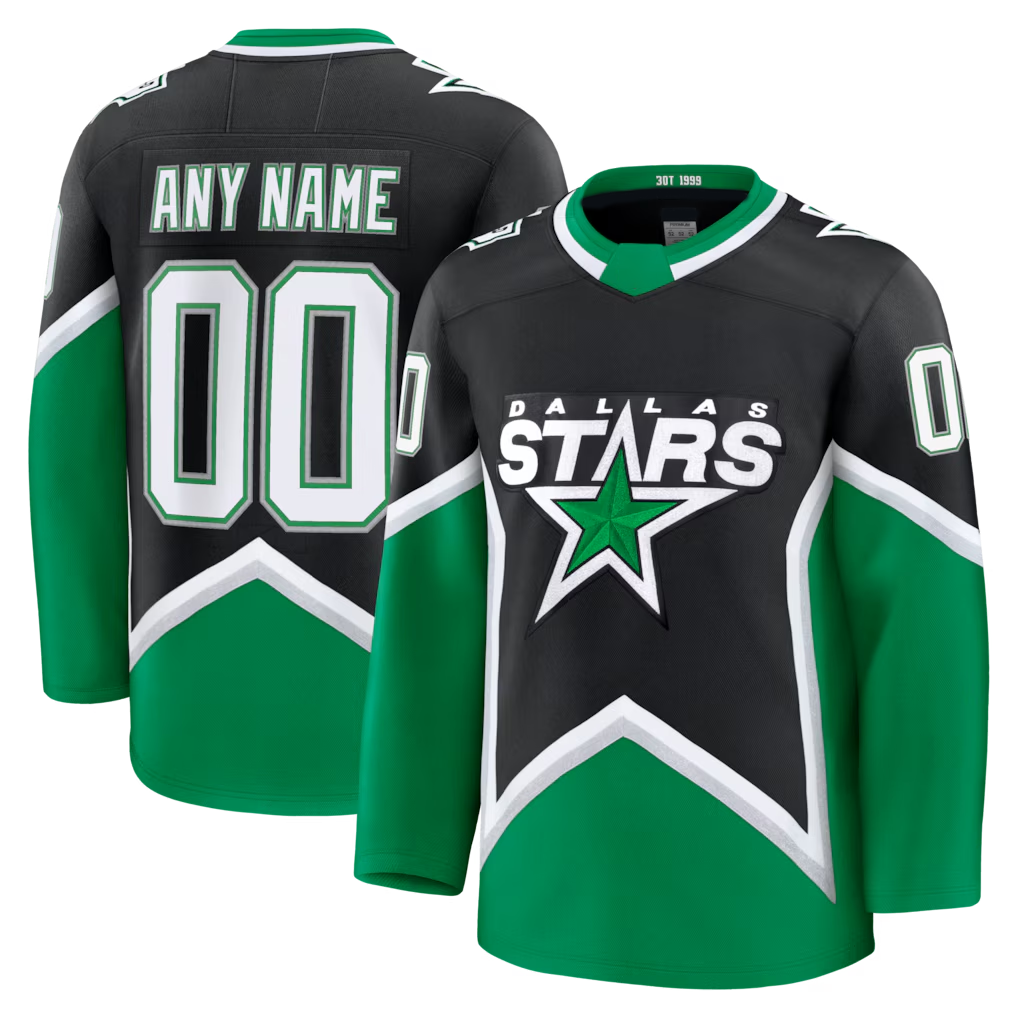 Moorv Custom D.Stars Black Alternate Premium Jerseys