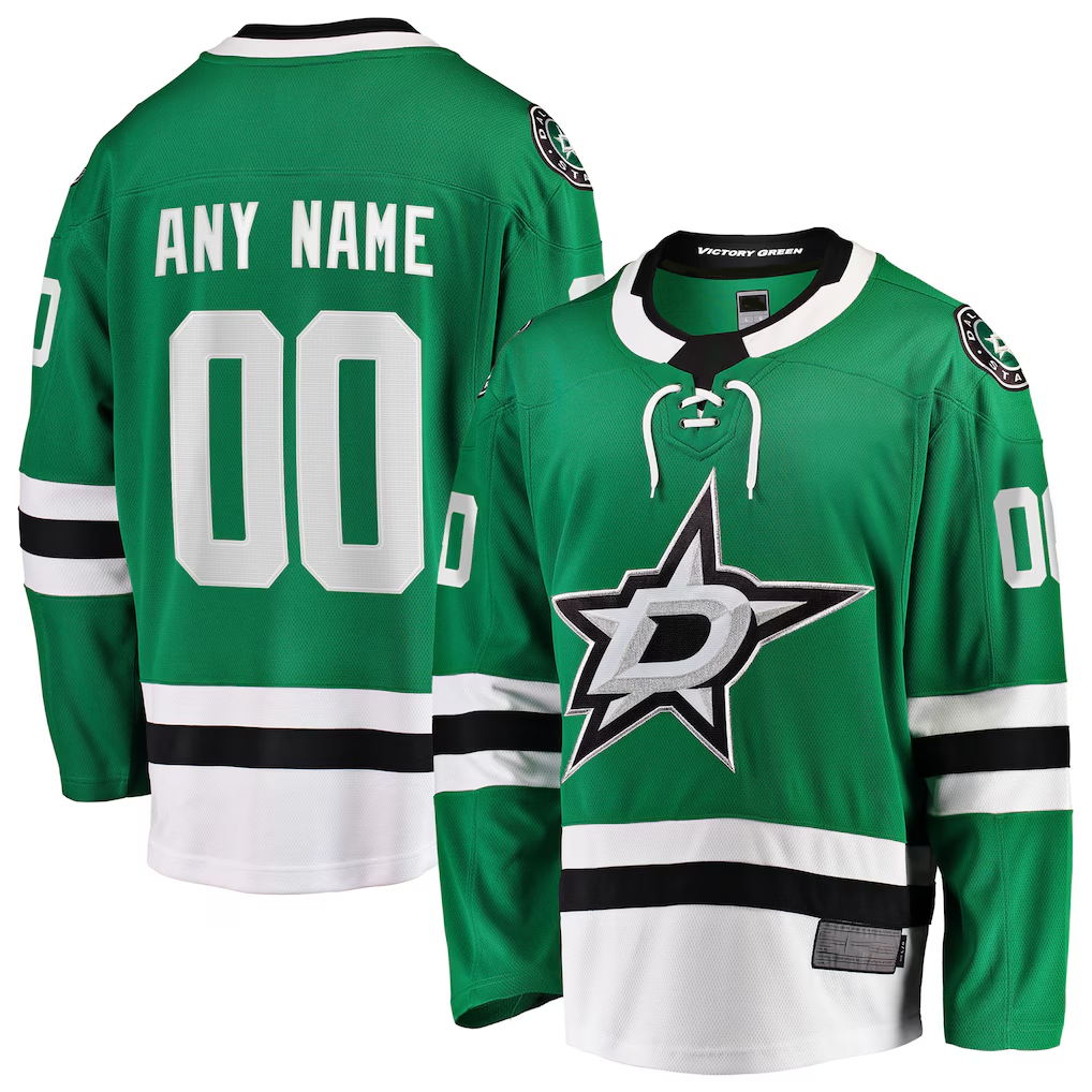 Moorv Custom D.Stars Green Home Breakaway Jerseys